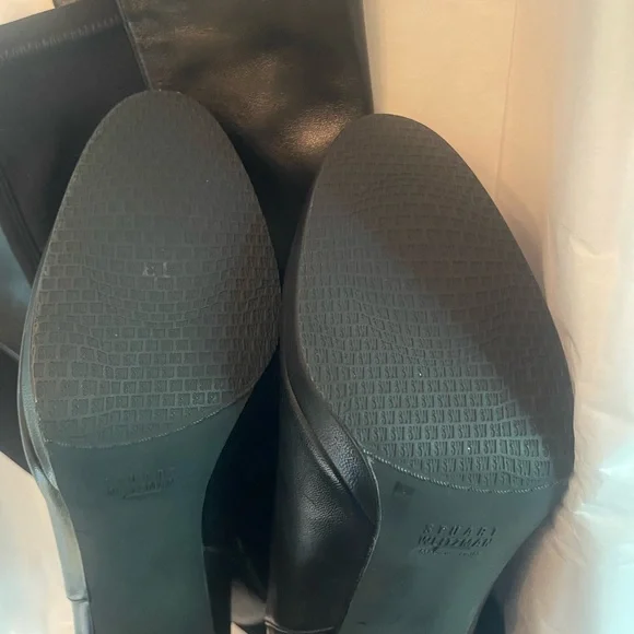 NEW in Box Stuart Weitzman Highway Black Over the Knee Boots - Picture 6 of 10